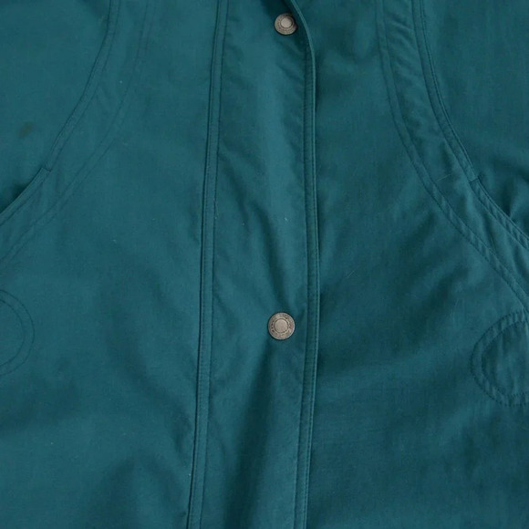 Vintage Sequence Green  Puffer 80% Down w/ Real Feathers Size 14 - Picture 7 of 16